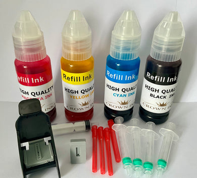 HP INK REFILL KIT FOR BLACK & COLOUR 304 304XL INKS