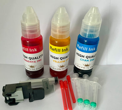 HP INK REFILL KIT FOR COLOUR 302 302XL INKS