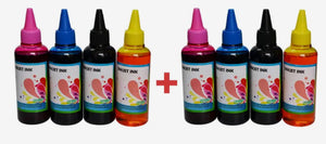 ***4 Bottles of Black & Colour HP & Canon Refill Ink